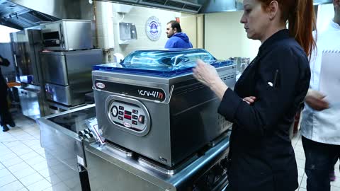 Sous vide for mass production (Catering - resort hotels) training Day 2 vid.1