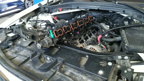 BMW X4 f26 3.0d intake manifold melting