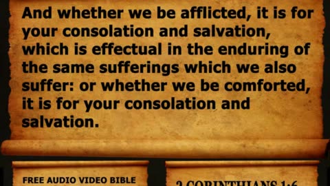 Bible Book 47. 2 Corinthians Complete 1-13, King James Version (KJV) Read Along Bible