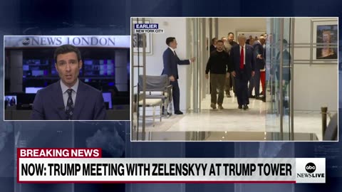 Meeting between Trump and President Zelensky