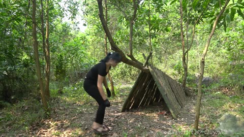 1000 Days Farm Life, Gardening- Building Duck House, Dog House, Enjoy Life Alone. Bushcraft Quynh's