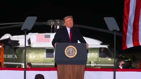 President Donald Trump_ To continue our mission of America First, get out and VOTE tomorrow!