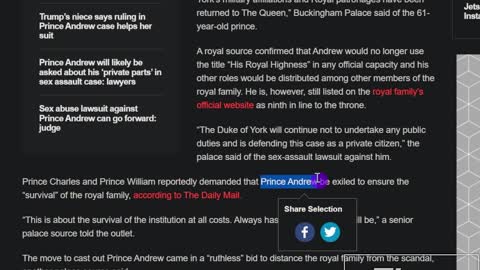 Royal Family Cut Off Prince Andrew From Everything