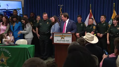 Grady Judd, Ron DeSantis illegal immigration press conference