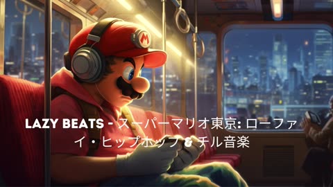 Lazy Beats - スーパーマリオ東京: ローファイ・ヒップホップ & チル音楽🎧🌸 | ヘッドフォンで聞く落ち着きミュージック