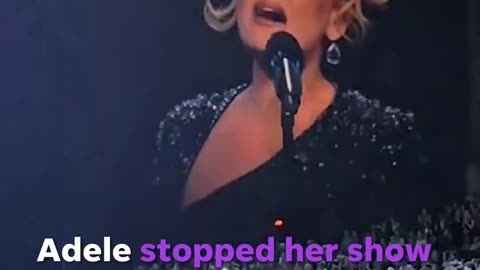 Adele calls out security for 'bothering' fan who was standing, singing #Shorts