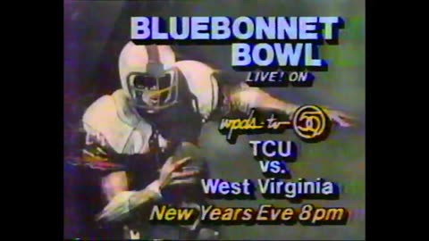 December 25, 1984 - Promo for Blue Bonnet Bowl & WPDS Merry Christmas Bumper