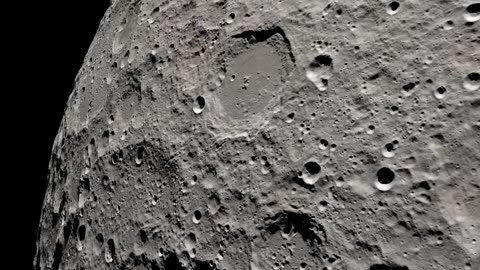 Appolo 13 view of the moon 4k