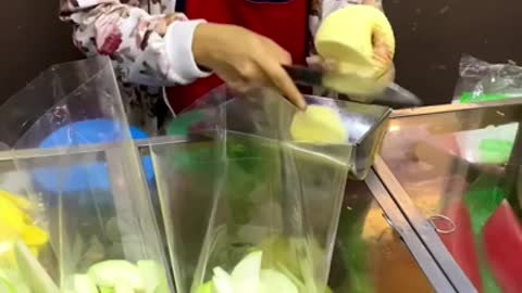 Amazing Fruit Cutting Skills _ Thai Street Food _shorts-giHaRiDkfz8