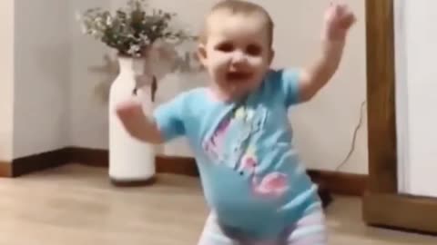 Baby dancing funny