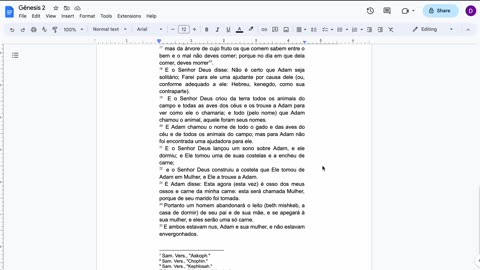 Leitura do Targum de Onkelos em Português (Gênesis 2)