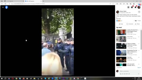 Philip Dwyer-Gardai make multiple false arrests in Merrion Square (20-09-23)