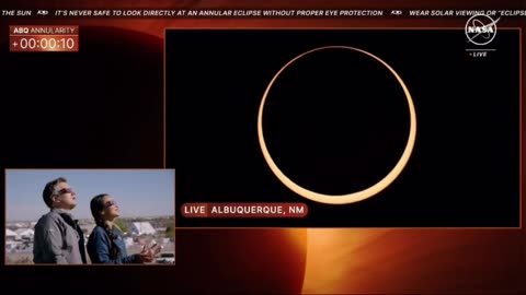 ‘Ring of Fire’ solar eclipse passing over Albuquerque,