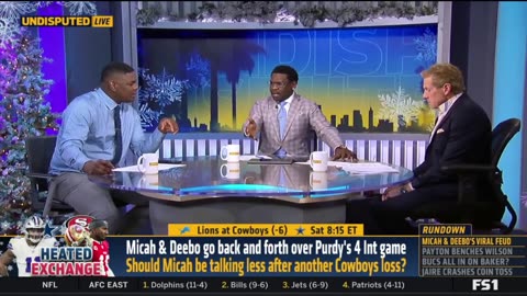 UNDISPUTED Skip Bayless reacts Micah's Parsons' tweet about Brock Purdy