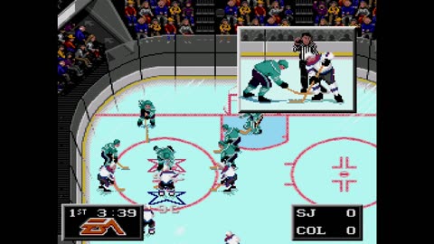 NHL '94 Franchise Mode 1988 Regular Season G28 - Len the Lengend (SJ) at niuhuskie224 (COL)