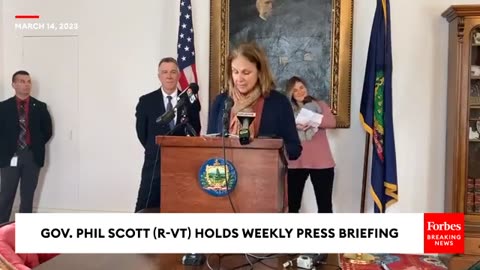 Vermont Governor Phil Scott Holds His Weekly Press Briefing