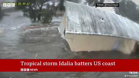 Millions in Florida struggle with aftermath of Storm Idalia - BBC News