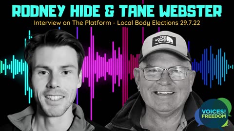 Rodney Hide & Tane Webster Interview On The Platform - 29 July 2022