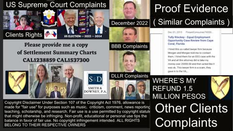 Tully Rinckey PLLC / US SUPREME COURT COMPLAINT / CLIENT COMPLAINTS / Election2024 / One News Page / Channel7News / Philippines Star / Manila Bulletin / Manila Times / Rumble / GETTR / Michael Fallings Esq / Cheri L. Cannon Esq / Stephanie Rapp Tully Esq