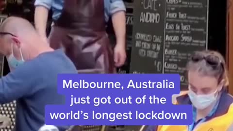 Melbourne, Australia just got out of the world's longest lockdown