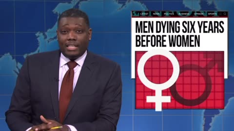 Sick Crowd: SNL Crowd Laughs and Cheers Hearing US Men Die Six Years Before Women