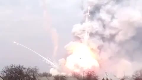 🔥💥 Russian ammunition depo destroyed in Ukraine