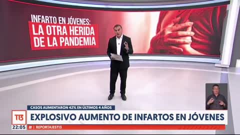 EXPLOSIVO AUMENTOS DE INFARTOS EN JOVEVES