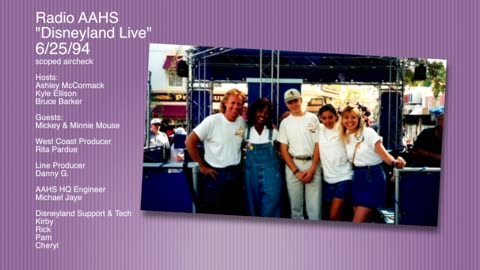 "Disneyland Live" 6/25/94 - scoped aircheck