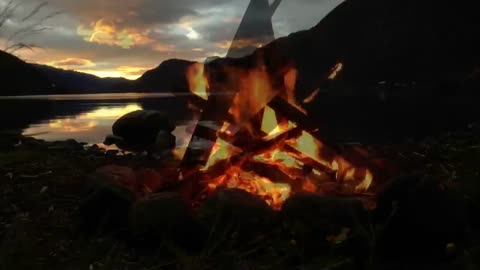 Lakeside Campfire, Nature Night Sounds