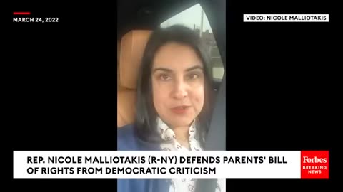 JUST IN- Nicole Malliotakis Fires Back At AOC For Calling Parents' Bill Of Rights 'Fascism'