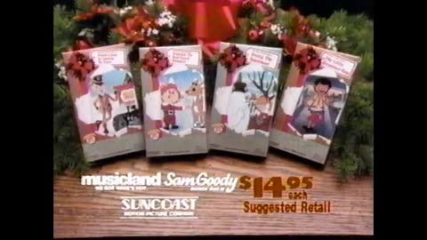 December 1990 - Christmas Classics on VHS for $14.95