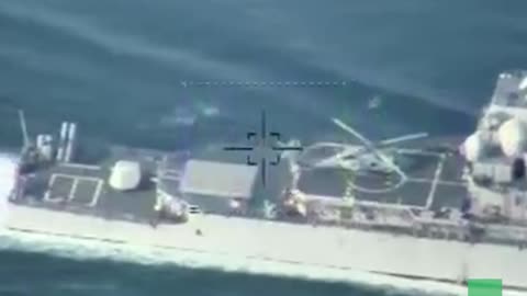 Iran Shows drone Footage Of The American Navy