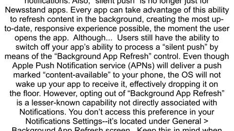 Is Silent Remote Notifications possible if user has disabled push for the app