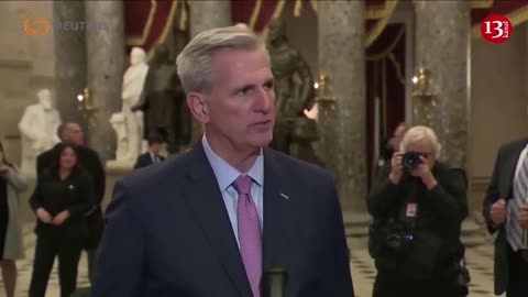 McCarthy thanked Trump for helping her win the vote for House Speaker.