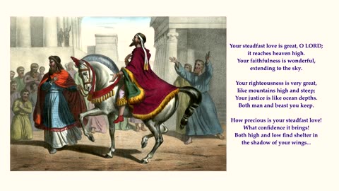 Psalm 36 v1-7 of 12 "My heart has heard an oracle about the wicked’s sin" To Kilmarnock. Sing Psalms