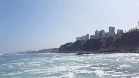 Malecón de Miraflores en Lima. PERU