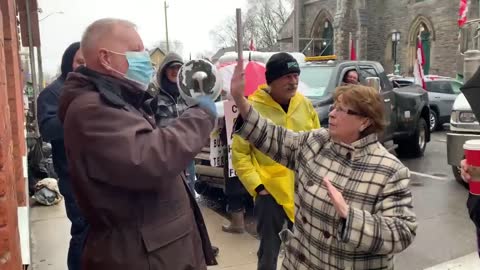 On an Ottawa downtown street corner. jorge.barrera video