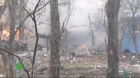 The blowing up of the Turkish armored car Kirpi by the retreating from Artemovsk AFU