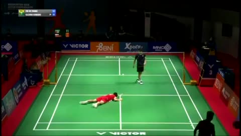 muerte en partido de badminton