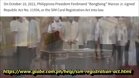 Philippines SIM Card Registration/Butane-Propane in food/sprays