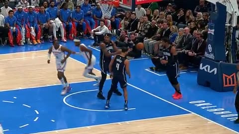 NBA - Shai with the nice stutter step and the finish 💯 Magic-Thunder