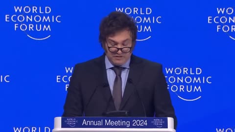 JAVIER MILEI'S 2024 DAVOS TALK, TRANSLATED TO ENGLISH BY AI (IN HIS OWN ACCENT)