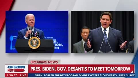 Newsmax is reporting that Resident Biden will meet face to face with Governor DeSantis tomorrow.