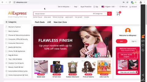 Shopify Sourcing Products-06-setting up AliExpress account.