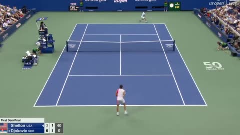 Novak Djokovic vs Ben Shelton [SF] Full Match Highlights _ US Open 2023.#TennisLife.