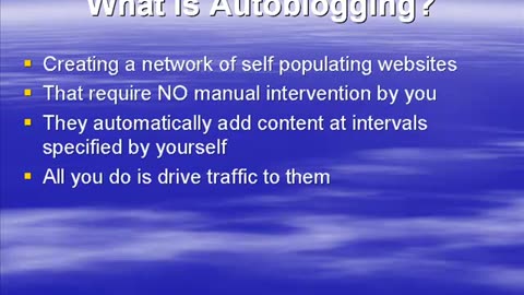 What is Autoblogging?