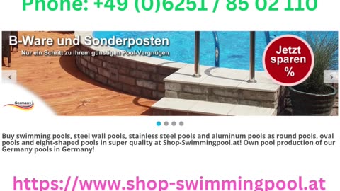 Buy swimming pools, steel wall pools