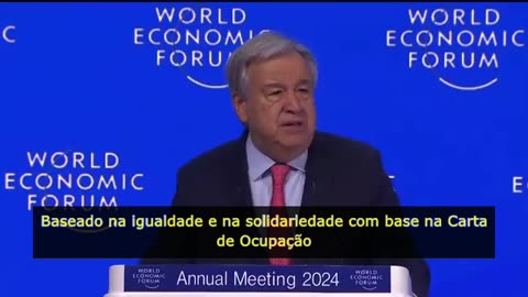 O Chefe da ONU ataca as Pessoas e as Empresas que NÃO cumprirão uma 'Governança Global'.