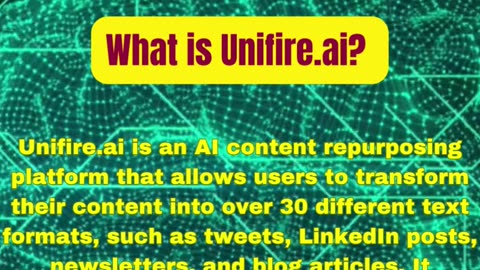 🔥Unifire.ai Review - Transform Content in 30+ Formats Instantly! [ Lifetime Deal]🚀