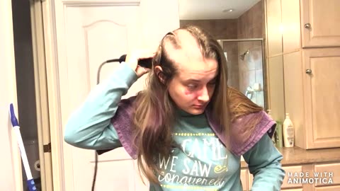 Girl Shaves Her Head